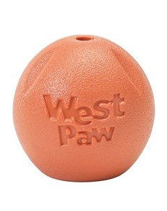 Игрушка для собак Rando Мячик 6 см оранжевый Zogoflex 1 шт West paw