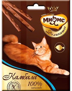 Лакомство деликатес для кошек палочки с камбалой 1 шт Мнямс