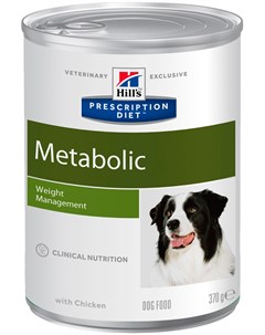 Hill s Prescription Diet Metabolic для взрослых собак контроль и коррекция веса 370 гр 370 гр Hill`s
