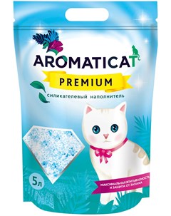 Premium наполнитель силикагелевый для туалета кошек 5 л Aromaticat