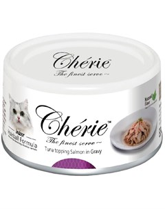 Cherie Adult Cat Hairball Control Tuna Salmon для взрослых кошек для вывода шерсти с тунцом и лососе Pettric