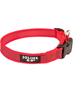 Ошейник для собак Color Gray красно серый 25 мм 39 65 см 1 шт Julius-k9