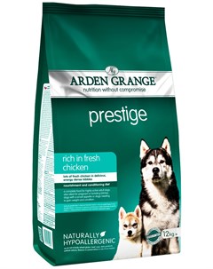 Prestige для взрослых собак с курицей и рисом 12 кг Arden grange