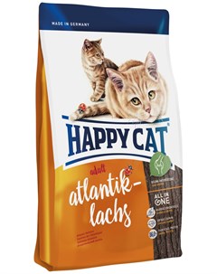 Supreme Fit Well Adult Atlantic lachs для взрослых кошек с лососем 0 3 кг Happy cat