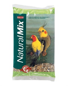 Naturalmix Parrocchetti корм для средних попугаев 850 гр Padovan
