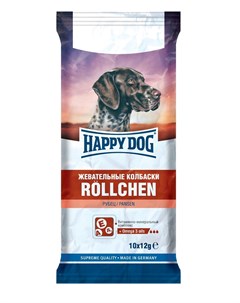 Лакомство для собак колбаски с рубцом 120 гр Happy dog