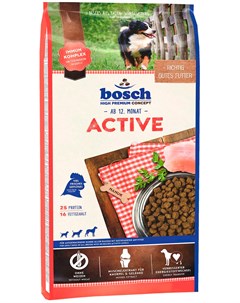 Active для активных взрослых собак всех пород 15 кг Bosch