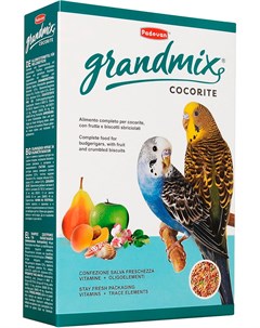Grandmix Cocorite корм для волнистых попугаев 1 кг Padovan