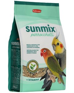 Sunmix Parrocchetti корм для средних попугаев 750 гр Padovan