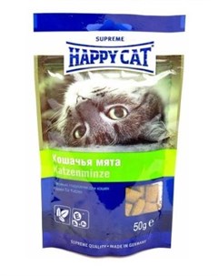 Лакомство для кошек подушечки с кошачьей мятой 50 гр Happy cat