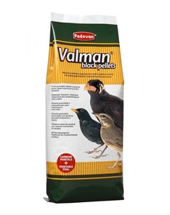 Valman Black Pellets дополнительный корм для насекомоядных птиц 1 кг Padovan