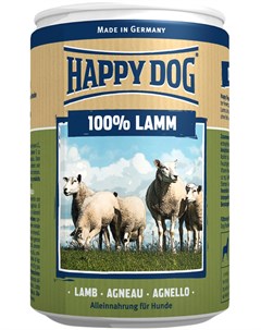 100 мясо для взрослых собак с ягненком 400 гр х 6 шт Happy dog