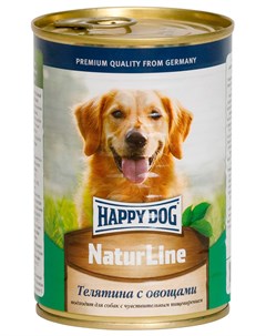 Для взрослых собак с телятиной и овощами 410 гр Happy dog