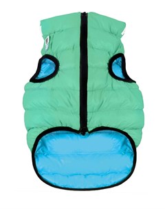 Куртка для собак Collar Lumi двусторонняя светящаяся салатово голубая xs22 Airyvest
