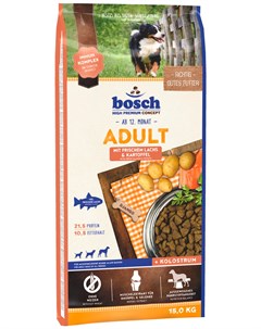 Adult Lachs Kartoffel для взрослых собак всех пород с лососем и картофелем 1 кг Bosch