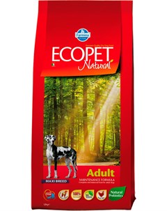 Adult Maxi для взрослых собак крупных пород с курицей 12 12 кг Ecopet natural