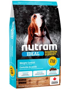 Ideal Solution Support I18 Dog Weight Control диетический для взрослых собак с курицей и горохом 2 к Nutram