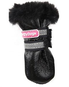 Сапоги для собак зимние черные Fmd664 2020 Bl 4 For my dogs
