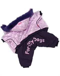 Комбинезон для собак фиолетовый металлик для девочек Fw926 2020 F 18 For my dogs