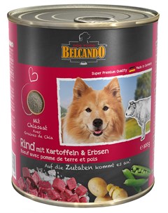 Rind Mit Kartoffeln Erbsen для взрослых собак с говядиной картофелем и горохом 800 гр Belcando