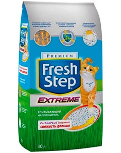 Cat Litter Clay Фреш Степ наполнитель впитывающий для туалета кошек 6 6 л Fresh step