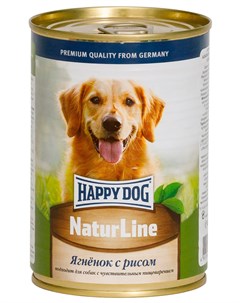 Для взрослых собак с ягненком и рисом 410 гр х 20 шт Happy dog