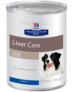 Hill s Prescription Diet L d для взрослых собак при заболеваниях печени 370 гр 370 гр х 12 шт Hill`s