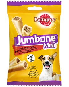 Лакомство Jumbone Mini для собак маленьких пород кости с говядиной и птицей 160 гр уп 4 шт 1 шт Pedigree