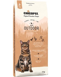 Classic Nature Line Cat Adult Outdoor для активных взрослых кошек с птицей 1 5 кг Chicopee
