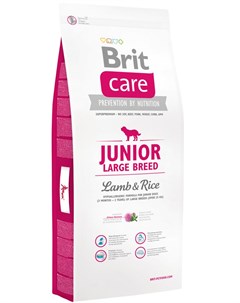 Care Junior Large Breed Lamb Rice для щенков крупных пород с ягненком и рисом 12 кг Brit*