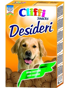 Лакомство Desideri для взрослых собак всех пород бисквиты мясные 350 гр 1 шт Cliffi