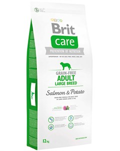 Care Adult Large Breed Salmon Potato для взрослых собак крупных пород с лососем и картофелем 12 12 к Brit*