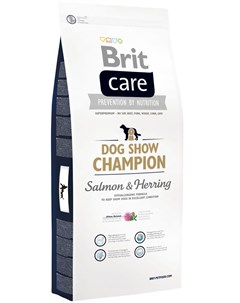 Care Dog Show Champion Salmon Herring для выставочных взрослых собак всех пород с лососем сельдью и  Brit*