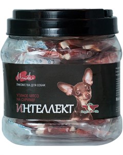 Лакомство Miniki Интеллект для собак маленьких пород мясо утиное сушеное на сурими 440 гр 1 шт Green qzin
