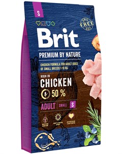 Premium By Nature Adult S для взрослых собак маленьких пород 3 3 кг Brit*