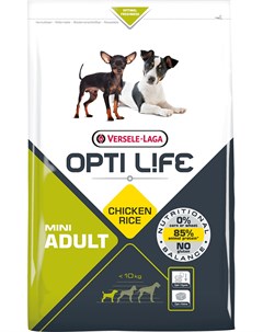 Opti Life Adult Mini для взрослых собак маленьких пород с курицей и рисом 2 5 кг Versele-laga