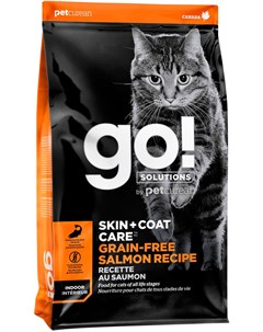 Solutions Skin Coat Care беззерновой для кошек и котят с лососем 1 4 1 4 кг @go