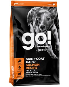 Solutions Skin Coat Care монобелковый для собак и щенков всех пород с лососем и овсянкой 1 6 1 6 кг @go