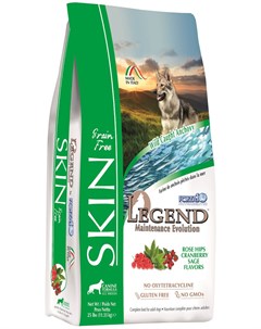 Dog Legend Skin All Breeds беззерновой для взрослых собак всех пород с чувствительной кожей и шерсть Forza10