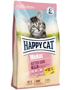 Minkas Kitten Care для котят с птицей 10 кг Happy cat