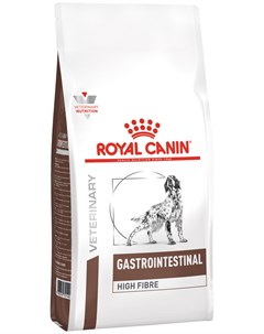 Gastro Intestinal High Fibre для взрослых собак при заболеваниях желудочно кишечного тракта с повыше Royal canin