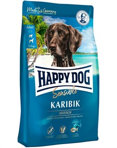 Supreme Karibik Sensible Nutrition для взрослых собак всех пород при аллергии с морской рыбой 4 кг Happy dog