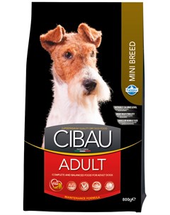 Adult Mini для взрослых собак маленьких пород с курицей 0 8 кг Cibau