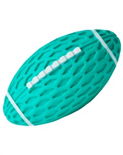 Игрушка для собак Silver Series мяч регби с пищалкой каучук бирюзовый 14 5 х 8 2 х 7 9 см 1 шт Homepet