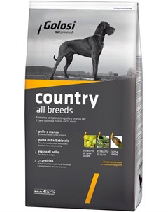 Country All Breeds Сельский рацион для взрослых собак всех пород с курицей и говядиной 20 кг Golosi