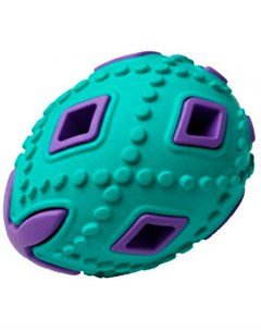 Игрушка для собак Silver Series яйцо каучук бирюзово фиолетовое 6 2 х 6 2 х 8 см 1 шт Homepet