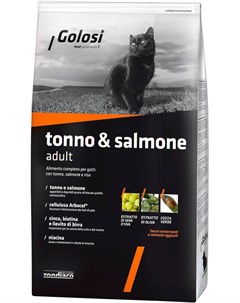 Tonno Salmone Adult для взрослых кошек с тунцом лососем и рисом 1 5 кг Golosi
