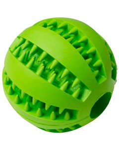 Игрушка для собак Silver Series мяч для чистки зубов каучук зеленый 7 см 1 шт Homepet