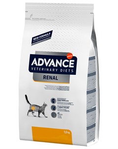 Veterinary Diets Renal для взрослых кошек при почечной недостаточности 1 5 кг Advance