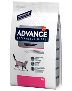 Veterinary Diets Urinary для взрослых кошек при мочекаменной болезни 1 5 кг Advance